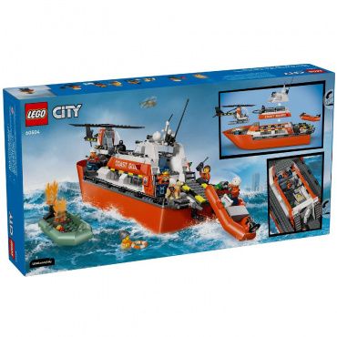 60504 Конструктор Сити "Спасательный катер и вертолет береговой охраны" 60504 Конструктор Сити "Спасательный катер и вертолет береговой охраны"