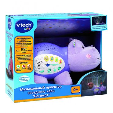 80-180926 Музыкальный проектор звездного неба «Бегемот» VTECH