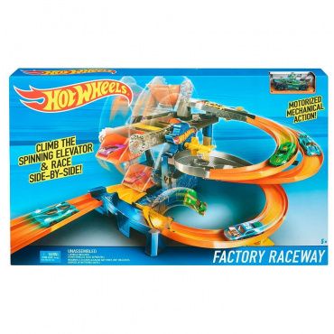 FDF28 Игровой набор Трек Hot Wheels Заводская гоночная трасса