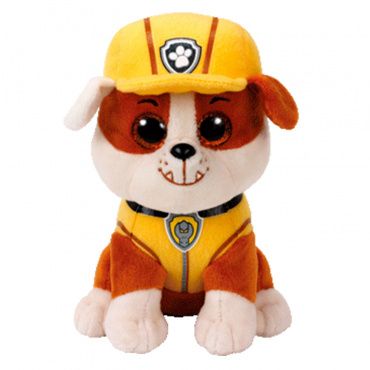 41209 Игрушка мягконабивная Щенок Rubble серии "Paw Patrol", 15 см