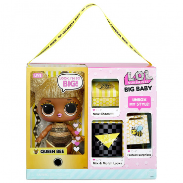 578192 Большая кукла малышка LOL Surprise Big Baby Queen Bee 30 см