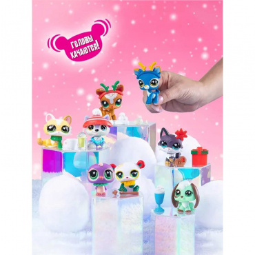 00759_LPS Набор "Праздники" Рождественский Адвент-календарь (Делюкс) 8 фигурок, Littlest Pet Shop