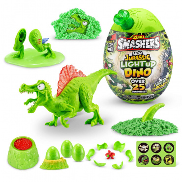 74108 Игрушка Zuru Smashers "Mega Jurassic Light-Up Dino", в ассортименте