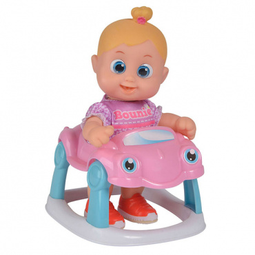 803001 Игрушка Bouncin' Babies Кукла Бони 16 см с машиной, дисплей