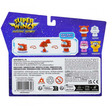 EU781040-A Супер Крылья Набор из 4х мини-фигурок (Джетт, Диззи, Донни, Астра)