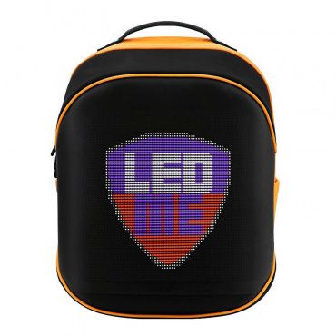 PBLED125BO Рюкзак для ноутбука Prestigio LEDme MAX Backpack чёрно-оранжевый