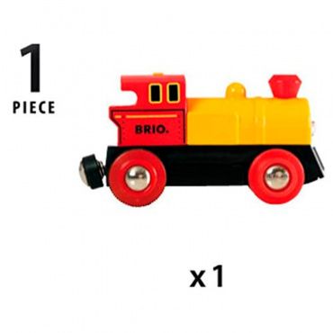 33594 BRIO Игрушка Паровоз эл., движение вперед-назад,свет,9х4х5см