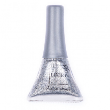 Т11185 Детский лак для ногтей Lukky, цвет 041 серебряный металлик, блистер 