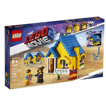 70831 Конструктор The Lego Movie "Дом мечты: Спасательная ракета Эммета!"