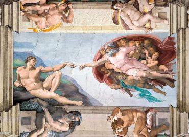 31402 Мозаика 1000 эл. "Микеланджело. Сотворение Адама"