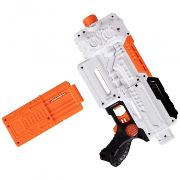 Т24243 1toy Funmax "A53" бластер электрич., обойма на 12 выстрелов, в компл. 24 EVA снаряда.