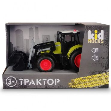 YK-2113 Игрушка-трактор Kid Rocks, масштаб 1:16, со звуком и светом, инерц. механизм