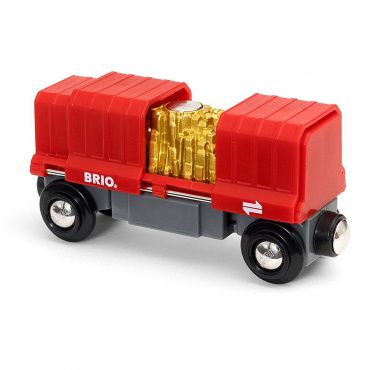 33938 BRIO Игрушка. Грузовой вагончик с золотом, 2 эл.
