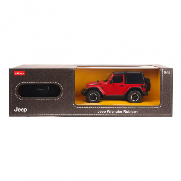79500 Игрушка транспортная "Автомобиль на р/у Jeep Wrangler Rubicon" 1:24