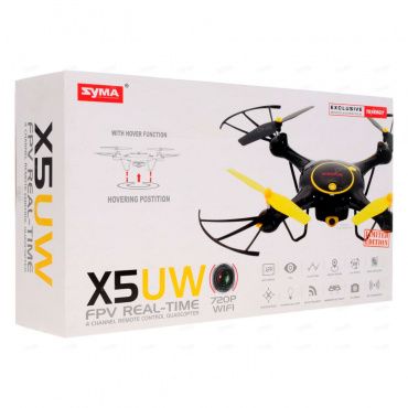 X5UW Квадрокоптер Syma c 2-мя АКБ, барометром и Wi-fi камерой