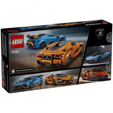 77238 Конструктор Скоростные чемпионы "Lamborghini Revuelto & Lamborghini Huracan STO" 77238 Конструктор Скоростные чемпионы "Lamborghini Revuelto & Lamborghini Huracan STO"
