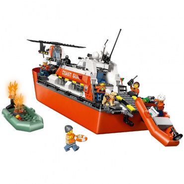 60504 Конструктор Сити "Спасательный катер и вертолет береговой охраны" 60504 Конструктор Сити "Спасательный катер и вертолет береговой охраны"