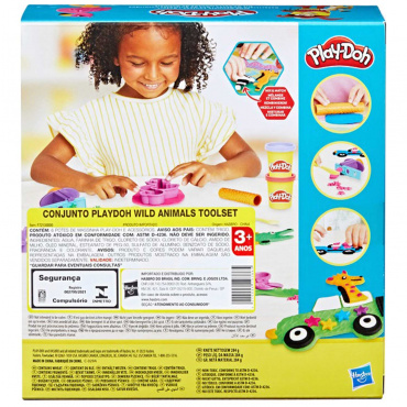 F7213 Набор с массой для лепки PLAY-DOH "Дикие животные"