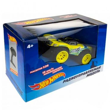 Т17675 Игрушка 1toy Hot Wheels машина на р/у, 2,4 ГГц, ПВХ корпус, 18 см