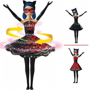 50414 Кукла Miraculous "Леди Баг в крутящемся платье" (кукла 27 см с аксессуарами)