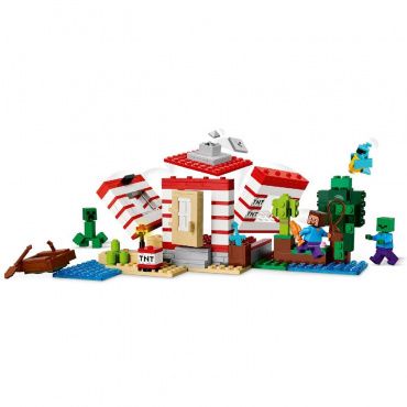 21275 Конструктор Майнкрафт "Дом в джунглях из TNT"
