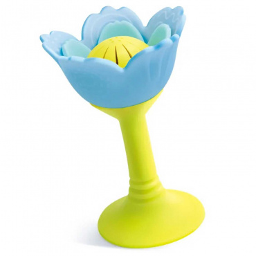 E0138_HP Погремушка "Малышам" Голубой цветок, 3в1