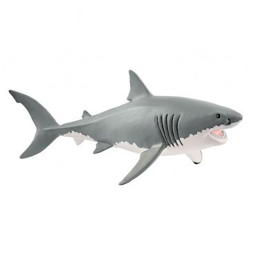 14809 Игрушка. Фигурка животного "Большая белая акула"
