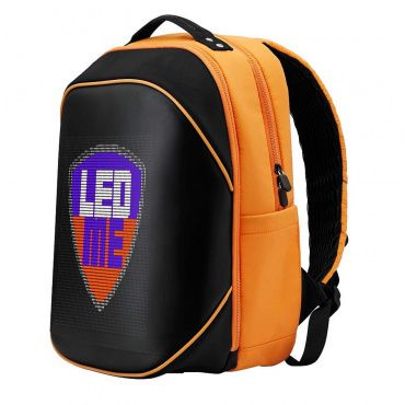 PBLED125BO Рюкзак для ноутбука Prestigio LEDme MAX Backpack чёрно-оранжевый