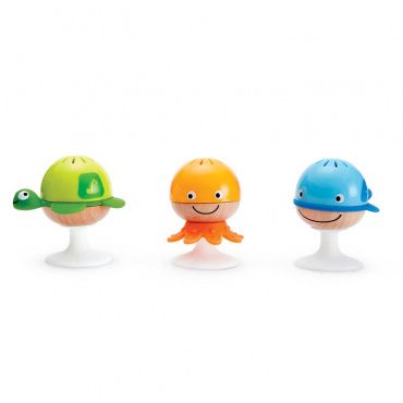 E0330_HP Игрушки для малышей набор погремушек "Морские друзья", 3 предмета