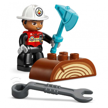 10473 Конструктор Дупло 'Пожарная машина со шлангом и пожарным оборудованием'