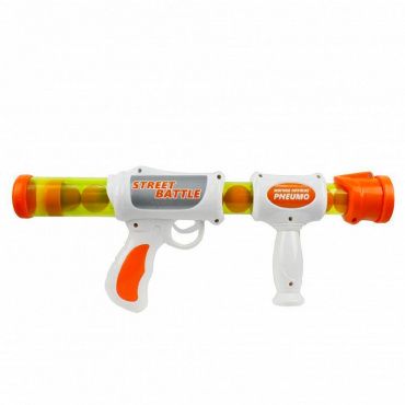 Т13648 1toy Street Battle Игровое оружие с мягкими шариками (в компл. 12 шар/ 2,8 см), блистер Т13648 1toy Street Battle Игровое оружие с мягкими шариками (в компл. 12 шар/ 2,8 см), блистер