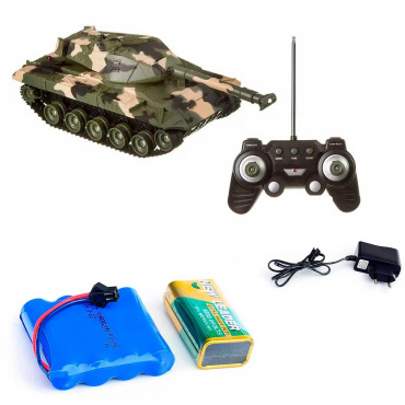 М85892 Боевой танк на ик-упр. Play Smart, Full Func, аккум./ адаптер, BOX 49,5x15x14,5 см, зел.хаки М85892 Боевой танк на ик-упр. Play Smart, Full Func, аккум./ адаптер, BOX 49,5x15x14,5 см, зел.хаки