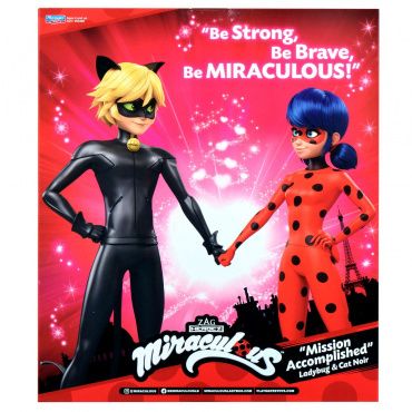 50365 Игровой набор Miraculous "Леди Баг и Супер-кот: миссия выполнена" (кукла 27 см -2шт. с аксес.)