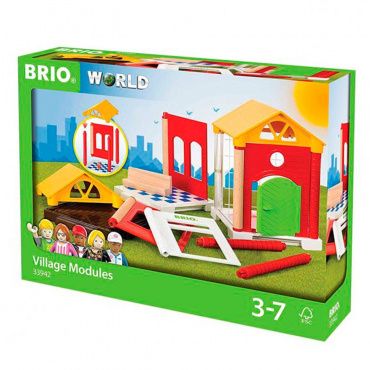 33942 BRIO Игровой набор доп.деталей для построения дома,14 предм.,26х6х19см,кор.