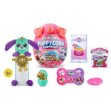 Т22448 Игрушка плюш-сюрприз RainBocoRns Puppycorn new мини в яйце в асс. в комплекте с аксессуарами