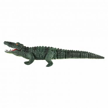 Т16445 1Toy Игрушка Робо-крокодил на ИК пульт управ (звук, свет, движение), кор. 14*26*10 см