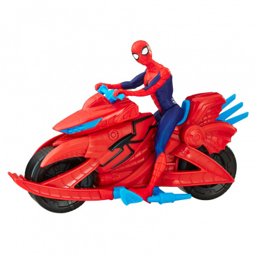E3368 Игровой набор Человек-паук 15 см с транспортом