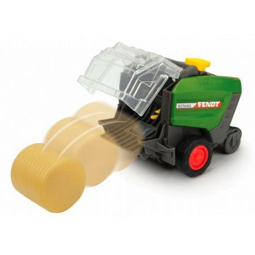 3815001 Игрушка Трактор Happy Fendt с прессом для сена на бат. (свет, звук), 30 см