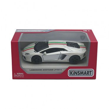 KT5355WF Игрушка.Модель автомобиля инерц.'Lamborghini Aventador LP700-4' 1:38