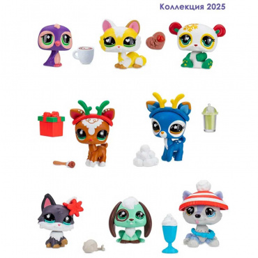 00759_LPS Набор "Праздники" Рождественский Адвент-календарь (Делюкс) 8 фигурок, Littlest Pet Shop