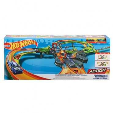 GFH87 Игровой набор Трек Hot Wheels Колоссальное столкновение