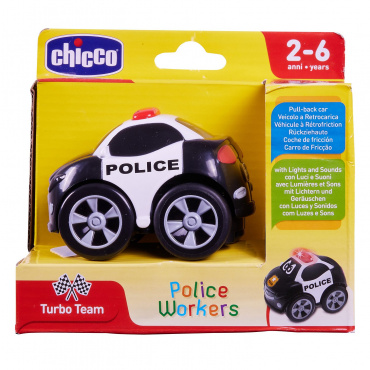Игрушка Турбо-машинка Police, инерционная, 2-6 лет