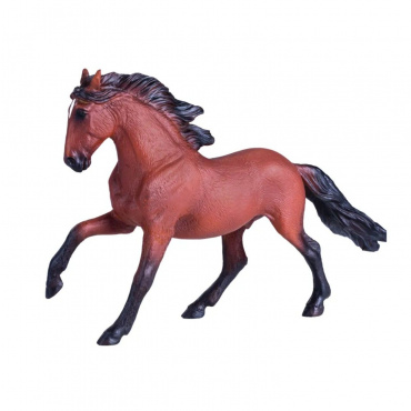 AMF1003 Игрушка. Фигурка животного "Лузитанская лошадь, гнедая"