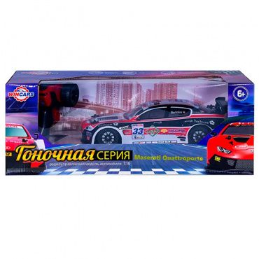 YS-2040 Игрушка Wincars Maserati Quattroporte EVO (лицензия), Р/У, масштаб 1:16, USB-зарядка