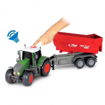 203737002 Игрушка Трактор с прицепом Fendt 939 Vario на бат. (свет, звук), 41 см