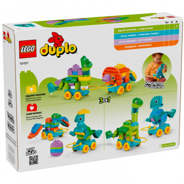 10451 Конструктор Дупло 3в1 «Динозавры на колесах» 10451 Конструктор Дупло 3в1 «Динозавры на колесах»
