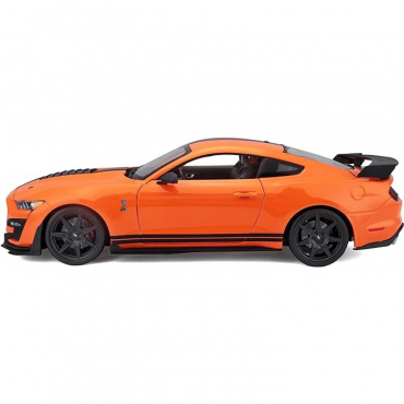 31388 Машинка die-cast 2020 Ford Shelby GT500, 1:18, оранжевая, открывающиеся двери