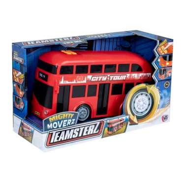 1416825 Игрушка Автобус двухэтажный Mighty Moverz Teamsterz (свет, звук), 3+