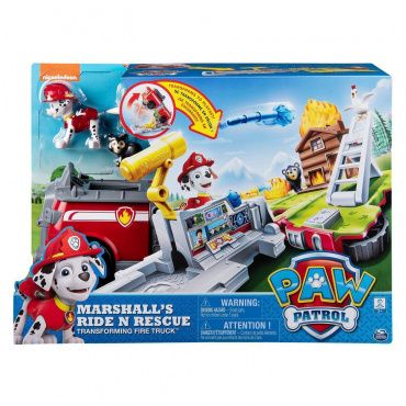 6053390 Игровой набор Paw Patrol Спасательная станция - трансформер Маршалла