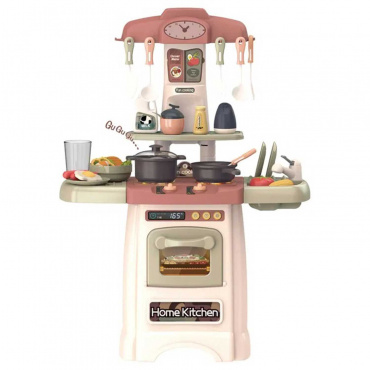 FT88358 Набор Детская игровая кухня Mini Chef, бежевая, свет звук, 29 предметов, Funky toys